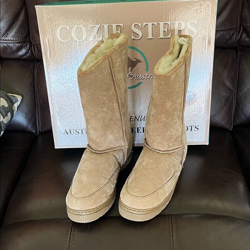Sheepskin boots